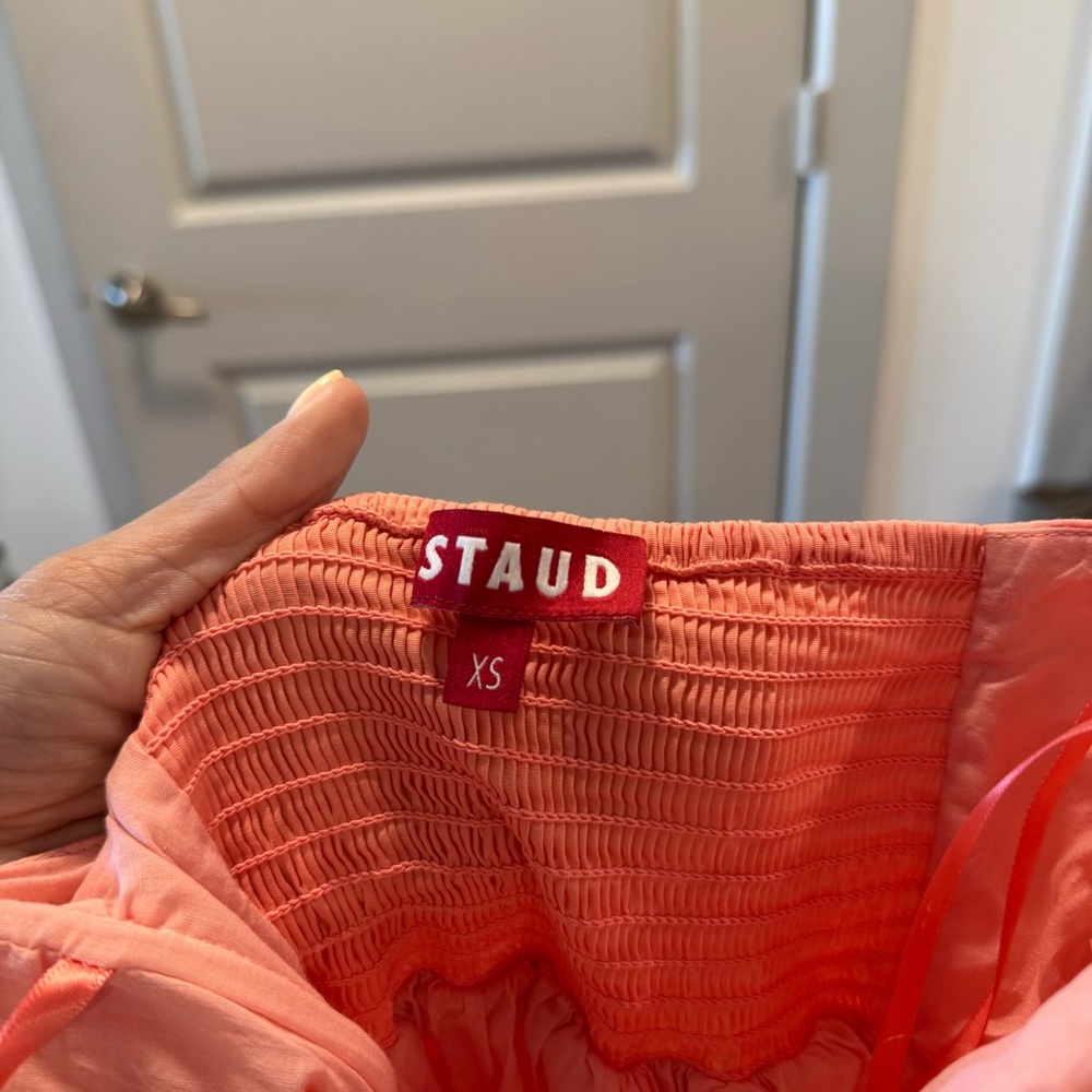 STAUD Strapless Button-Down Dress - Picture 7 of 8